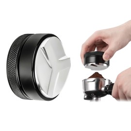 yowodana Distributor, 2.3 inches (58 mm), Espresso Coffee Distributor, Espresso Distributor, Espresso Tamper, Landfill Presser, Deep Stainless Steel, Coffee Supplies