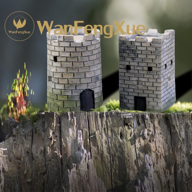 100pcs Miniature Bricks 1/35 Miniature Parts Model Brick DIY Scene