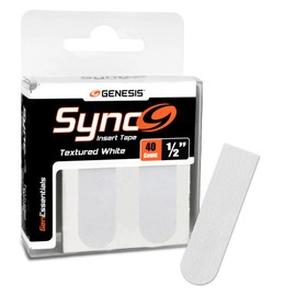 Genérico U-Turn Sport * Sync White 1/2" Textured Fabric Insertion Tape; Bowling Accessories; Bowling Accessories; Balls (Pack of 40)