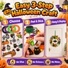 Halloween Wreath Craft for Kids - 8 Pack DIY Foam