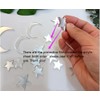 Juego de 30 decoraciones para tartas de luna con estrellas