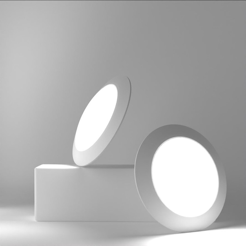 Lunabode LED 7.5" Flush Mount Ceiling Light Fixtures | Round