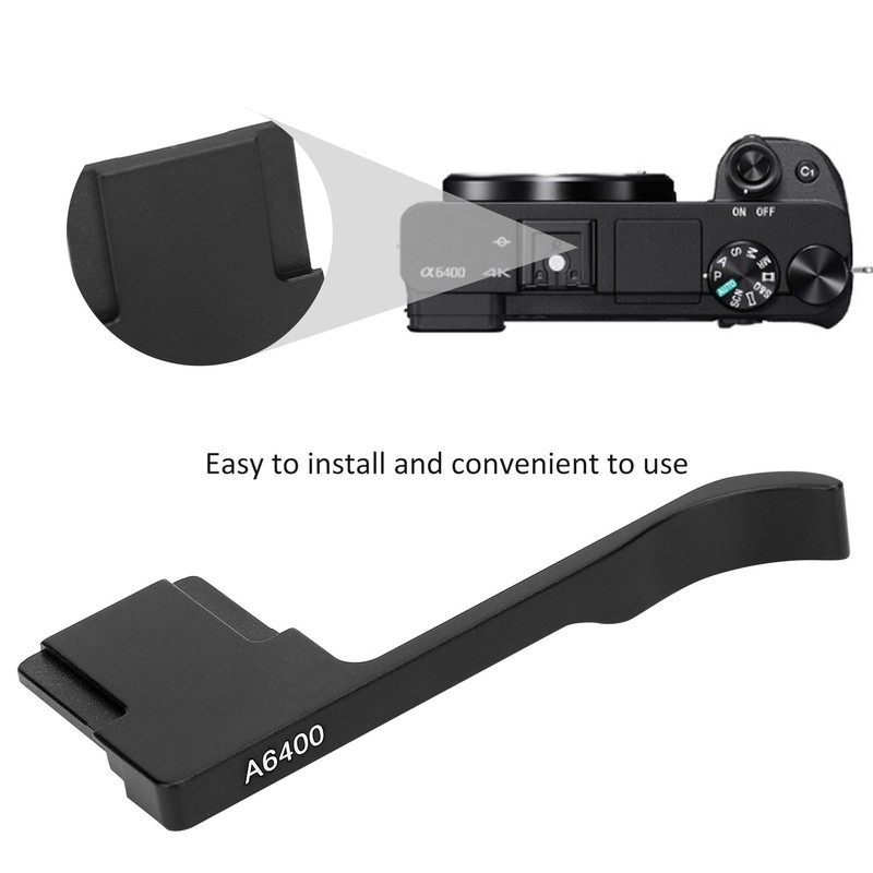 Vbestlife Metal Thumb Up Grip Thumb Rest Camera Cold Shoe