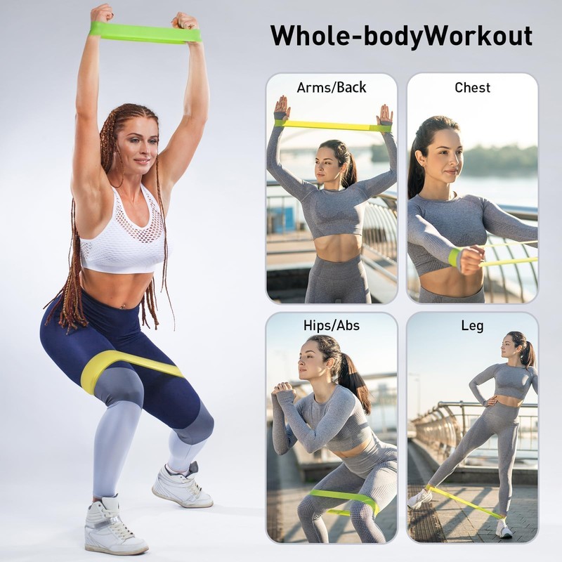 1PC Blue-Light Latex Elastic Band for Working Out, Resistance Band
