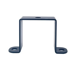 6 PCS 2x2" Square Pipe Tube Strap Clamps,2 inch metal u shaped bracket, steel u clamp bracket for mounting,Powder Coated Black