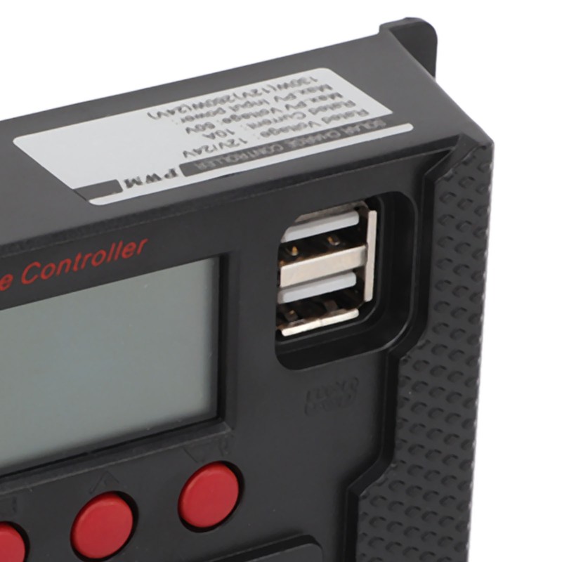 LCD PWM Solar Charge Controller 12V 24V Automatic Recognition Solar