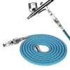 Nylon Braided Airbrush Hose, & Airbrush Adapter Kit for Spray