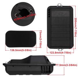 YGQ Generator Air Filter Housing Box Assembly for Predator Champion Honda Firman Generac Duromax 3000 3500 4000 4500 196 212 224 cc Generator