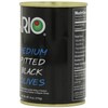 Mario Camacho Foods Low Sodium Black Olives, Medium Pitted, 6.0