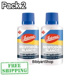 JALOMA 2x JALOMA  MERTODOL BLANCO CON APLICADOR 100%  40 ml