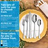 20-Piece Silverware Set Service for 5 Stainless Steel Flatware Cutlery