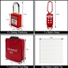 Lockout Tagout Kit Electrical Loto - Clamp-On Circuit Breaker Lockout,