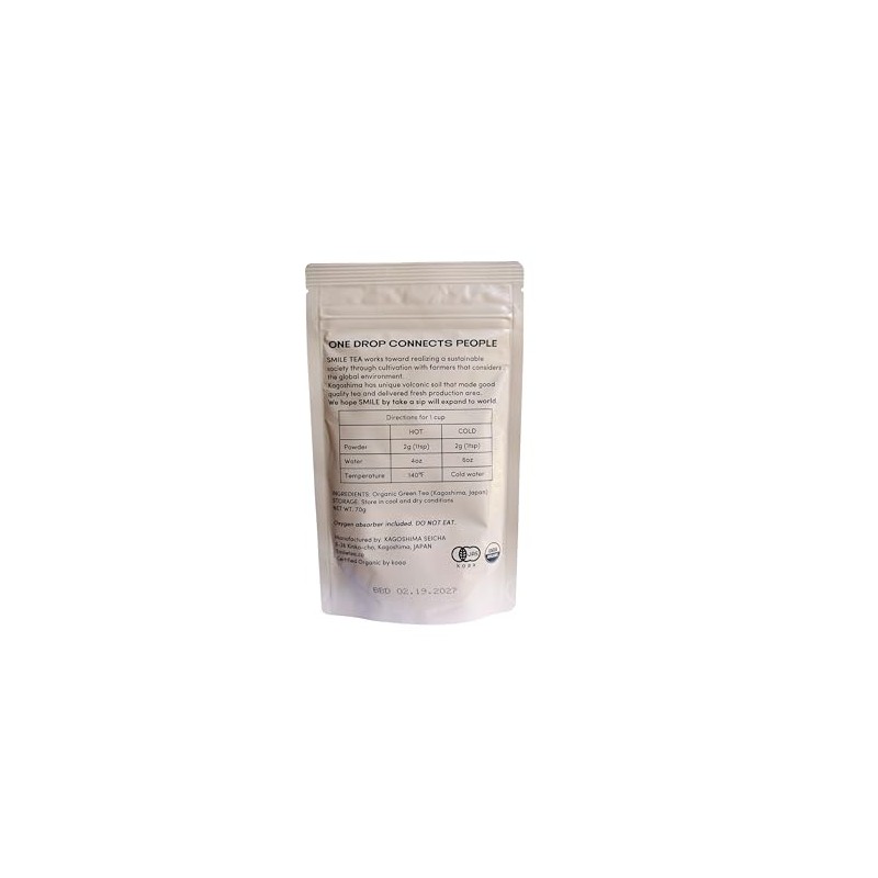Smile Tea orgánico Primer Flush Matcha