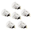 Sanwa 6 pcs OBSF-24 Original Push Button 24mm - for