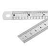 SEHOI 60 PCS 6 Inch Stainless Steel Ruler Bulk with