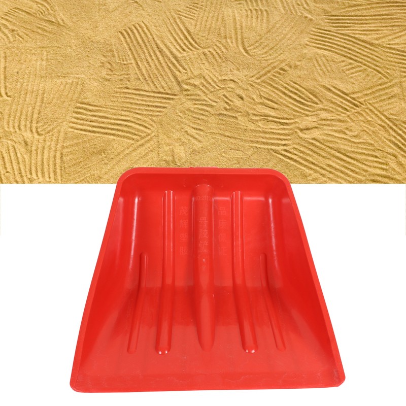 Snow Shovel Red Thickened PP Plastic Wear Resistant Tough Kids