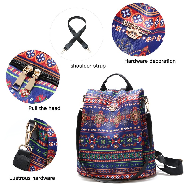 shepretty Backpacks Anti Theft Women Travel Rucksack Shoulder Bag,AAAA.