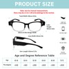DuanMei Reading Glasses with Lights, Blue Light Blocking, Magnifying, 2.0