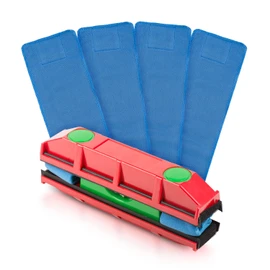 Tyroler Bright Tools Pack of 4 | Premium Replacement Microfiber Cleaning Cloths | Exclusively Designed for The Glider Magnetic Window Cleaner | Ultra-Soft, Non-Abrasive & Highly Absorbent