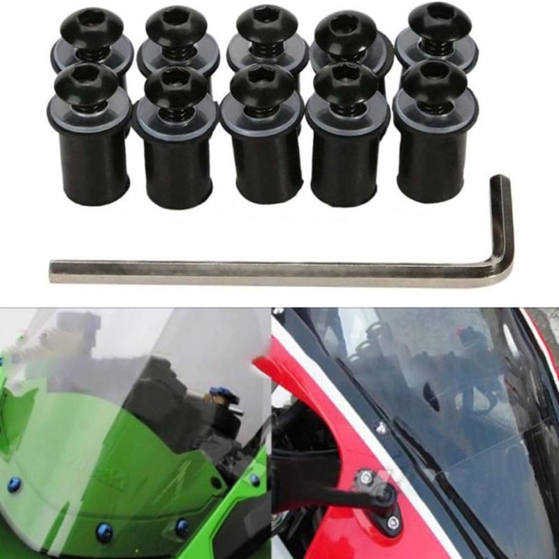 Screen Bolts Wellnut M5 Set of 10 5mm Bolts with
