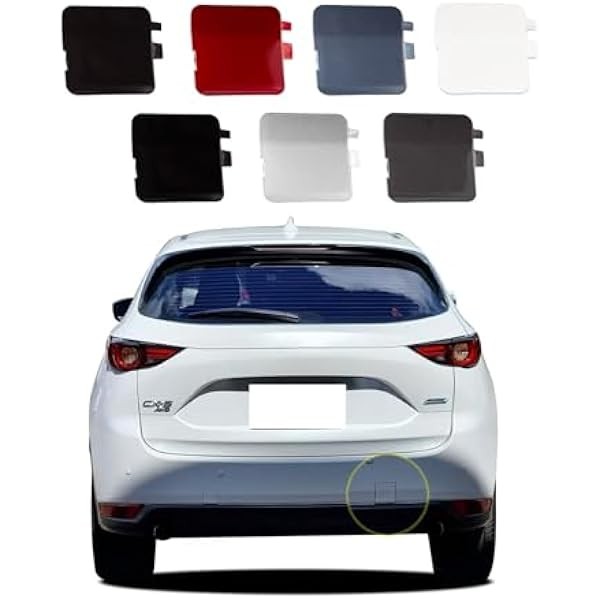 Car Rear Bumper Tow Hook Cover Compatible with Mazda CX-5