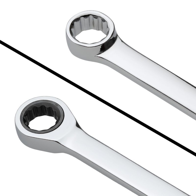 STRAIGHT 11-73313 Long Glasses Ratchet Wrench (One Side) 0.5 inches