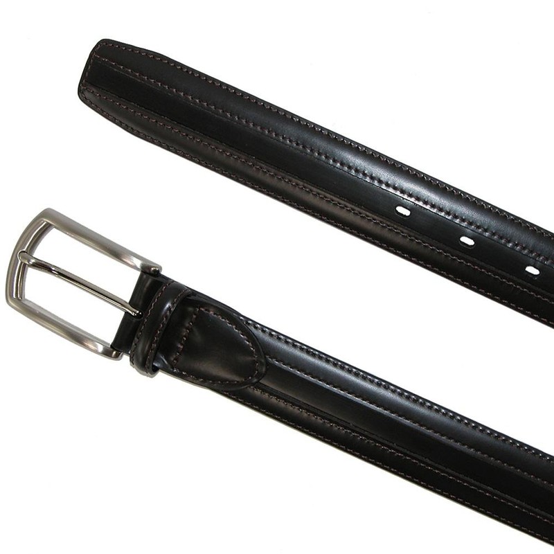 Johnston & Murphy Men's Double Calf Belt, Black 36