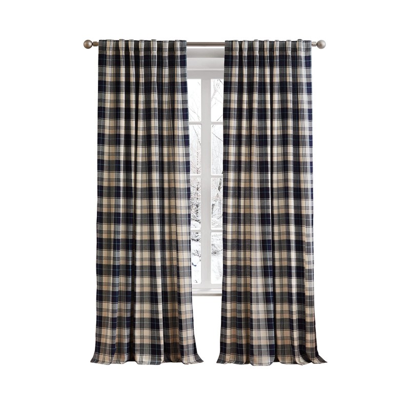 G.H. Bass & Co. Plaid Curtains - Lakeview - 2