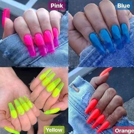 SISI TIME ALL 12 Colors UV Gel Nail Polish Jelly Gel Crystal Clear Transperant Nail Art Kit