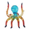 VIE Naturals Hand Blown Glass Sculpture, Octopus