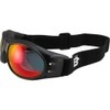 Birdz Eagle Matte Black Padded Sport Riding Goggle with ReflecTech