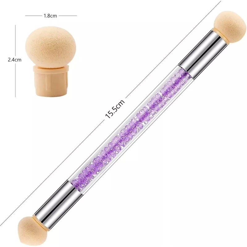 Alet Trend Pincel Esponja Decoración Efecto Sombreado Degradado En Uñas