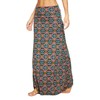 Women's Summer High Waist Boho Yoga Maxi Skirt Elastic Pull