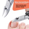 SGNEKOO Toenail Clippers for Thick & Ingrown Toenails,Portable Folding Design