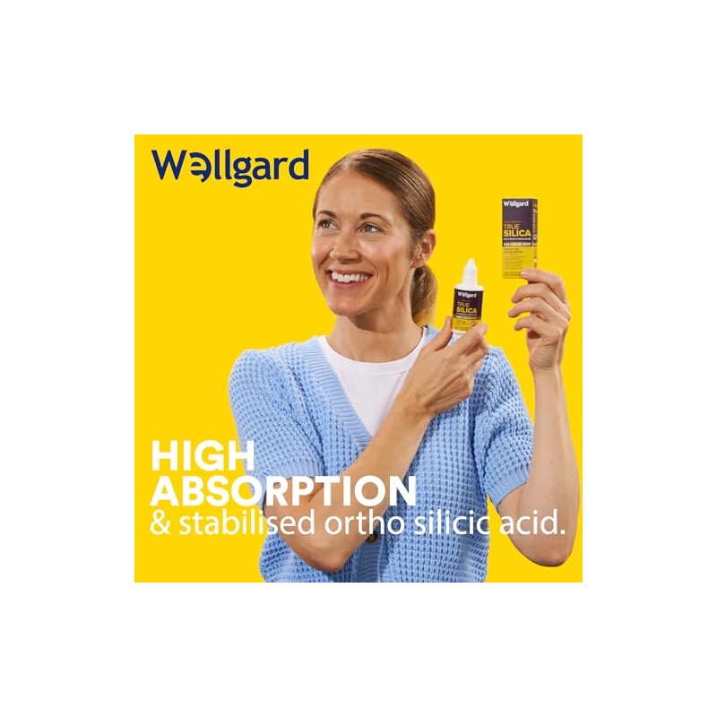 Silicium Supplement, Wellgard True Silica – Stabilised Silicon with Choline