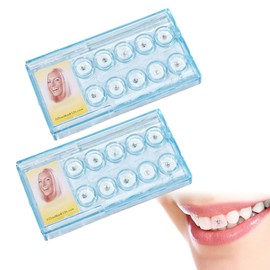 JUGUTA 2 Boxes, Tooth Crystal Ornaments, Teeth Jewellery Decoration, Tooth Gem Kit, Tartar Jewellery, Crystal Tooth Gemstone Set, DIY Tooth Gem Kit, Tooth Jewellery Set, Tooth Gems Tartar Jewellery