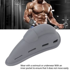 Men Bulge Pouch Cover, Water Washable Elasticity Skin Friendly Reusable Reduce Friction Men Circumcision Cover Soft Silicone for Daily Use