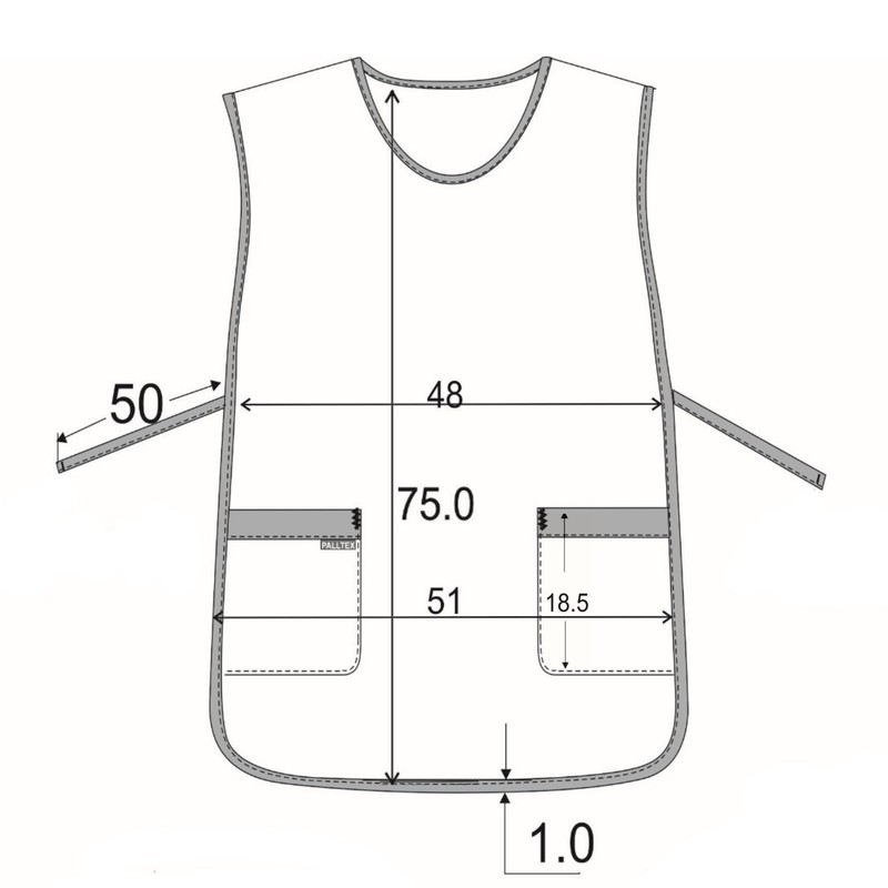 PALLTEX Ampato Women's / Men's Apron with Pocket Work Aprons