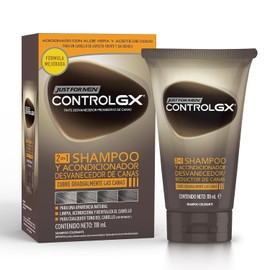 Just for Men Control Gx Shampoo Y Acondicionador Desvanecedor De Canas, Color, 118ml