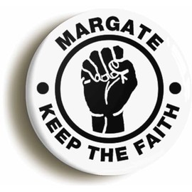 Margate Keep The Faith Fridge Magnet (Circular 2inch / 50mm Diameter)