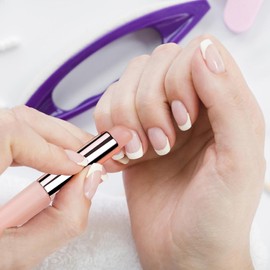 Cepillo de uñas de silicona,Cepillo de silicona para uñas - Aplicador de silicona reutilizable para uñas, aplicador de pincel de esmalte de uñas, palos - Pincel de labios de silicona portátil, pincel