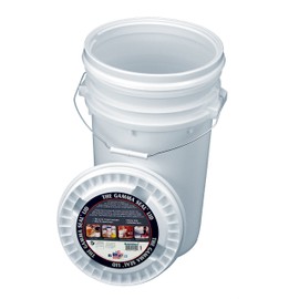 Bucket Kit, Two White 7 Gallon Buckets with White Gamma Seal Lids