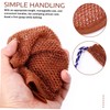 Healeved 1Set Exfoliating Back Scrubber African Net Sponge for Shower