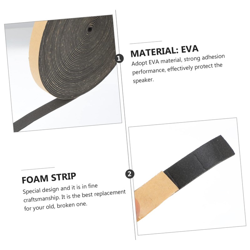 BIUDECO Sealing Strip for Speaker 1 Roll Foam Tape Foam