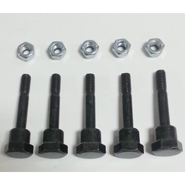 LAWN & GARDEN AMC Snowblower Shear Pins & Nuts Compatible with Husqvarna 531002513 & 506714001