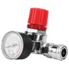 Pressure Regulator Switch Control Valve Gauge with Male-Female Connector for