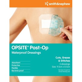 Opsite Post-Op Transparent Waterproof Dressing 9.5cm X 8.5cm X 3