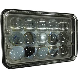 Tiger Lights TL800 9V 4 x 6 LED High/Low Beam 4 Amps, 48 Wattage, 3600 Lumens, 4 Length, 6 Width, Includes Connector Flood/Spot Combo Offroad Light