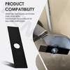 2 Pack AEB0800 Edger Blade【8" X 2", 1" Center Hole】