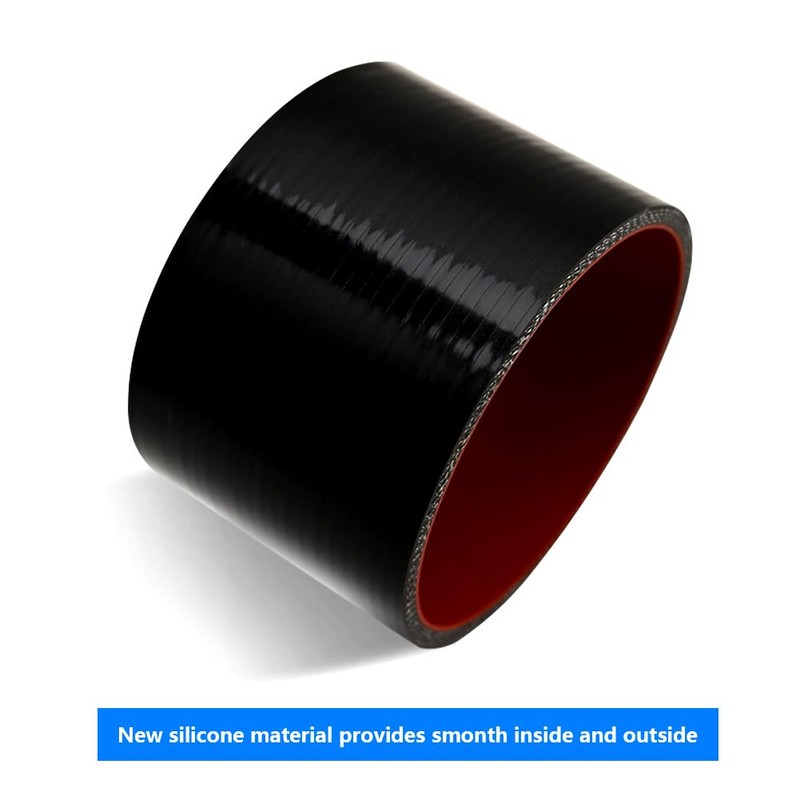 1.5" ID Straight Silicone Hose Coupler with 2 SS304 Worm